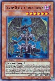 YuGiOh 5D's Absolute Powerforce Single Card Dragon Queen of Tragic Endings AB Toys & Games