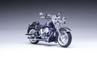 2010 Harley Davidson FLSTN Softail Deluxe Black Denim Base "CHANCE" Color Shop 1/12 81141: Everything Else