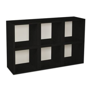 Way Basics Eco Friendly Modular Storage Cubes PS MC 6 Finish: Black