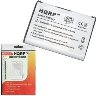 HQRP Battery for Garmin Nuvi 800 / 850 / 860 / 860T / 880 / 010 10987 03 GPS Replacement plus HQRP Universal Screen Protector: MP3 Players & Accessories