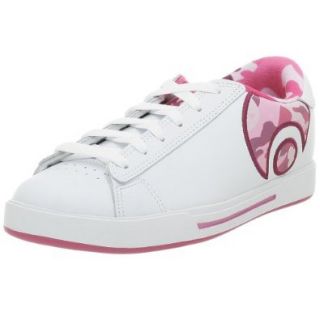 Osiris Women's Serve Icon Sneaker, White/Pink/Camo, 5.5 M: Skateboarding Shoes: Shoes