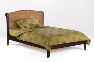 Queen Rosebud Platform Bed (Chocolate) (43.875"H x 63.375"W x 93.375"D): Home & Kitchen