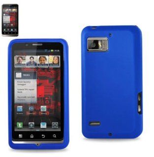 SILICON CASE FOR MOTOROLA TARGA XT875 BLUE (SLC10 MOTXT875NV): Cell Phones & Accessories
