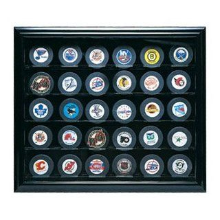 Caseworks Team Logo 30 Hockey Puck Display Cabinet : Sports Related Display Cases : Sports & Outdoors