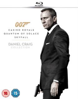 Daniel Craig: Casino Royale / Quantum of Solace / Skyfall      Blu ray