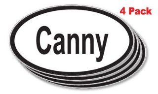 Canny Oval Sticker 4 pack: Everything Else