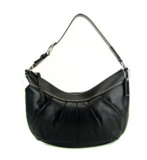 Coach Soho Large Black Leather Pleated Hobo Bag   13731: Hobo Handbags: Clothing