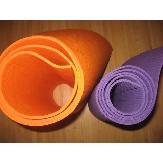 YogaAccessories (TM) 1/4'' Extra Thick High Density Yoga Mat (Phthalate Free)   Dark Blue : Sports & Outdoors