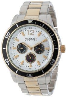 August Steiner Men's AS8059TTG Quartz Multi Function Divers Bracelet Watch: August Steiner: Watches