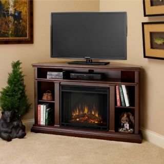 Real Flame Churchill 51 TV Stand with Electric Fireplace 3750E DE/3750E O Fi
