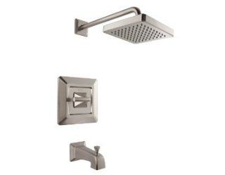 Pfister R898FEK Park Avenue Tub and Shower Valve Trim Package with Single Metal Lever Handle, Brushed Nickel    