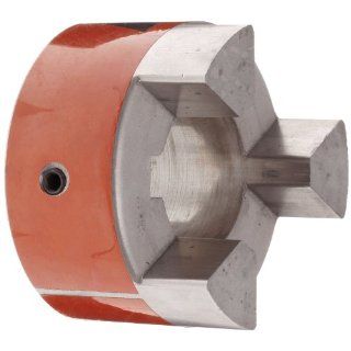 Lovejoy 12121 Size L150 Standard Jaw Coupling Hub, Sintered Iron, Inch, 1.875" Bore, 3.75" OD, 1.75" Length Through Bore, 3708 in lbs Max Nominal Torque, 0.5" x 0.25" Keyway: Spider Couplings: Industrial & Scientific