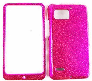 For Motorola Droid Bionic Xt875 Drops Hot Pink 3d Case Accessories: Cell Phones & Accessories
