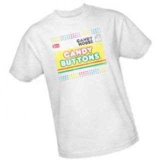 Candy Buttons Logo    Necco Candies Adult T Shirt: Clothing