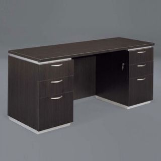 DMi Pimlico 72 W Kneehole Credenza with Flat Ends 702   X   215FP Finish: Mo