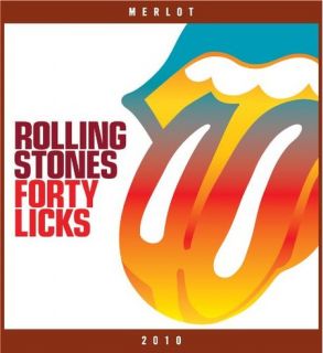 2010 Rolling Stones Forty Licks Merlot Mendocino County 750 mL: Wine