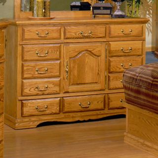 Bebe Furniture Country Heirloom 12 Drawer Dresser 515N/C Finish: Medium Wood