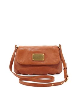Classic Q Percy Flap Crossbody Bag, Smoked Almond   MARC by Marc Jacobs