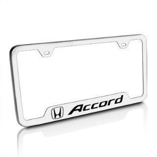 Honda Accord Brushed Stainless Steel License Plate Frame: Automotive