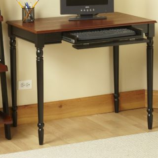 Convenience Concepts French Country Computer Desk 6042199 Finish: Cherry & Black