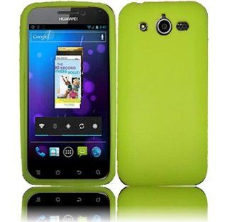 Neon Green Silicone Jelly Skin Case Cover for Huawei Honor M886: Cell Phones & Accessories
