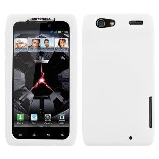Asmyna MOTXT912CASKSO001 Slim Soft Durable Protective Case for MOtoROLA XT912 (Droid Razr)   1 Pack   Retail Packaging   White Cell Phones & Accessories