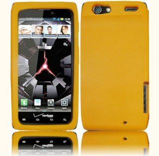 VMG For Motorola Droid RAZR MAXX XT913 XT916 Cell Phone Soft Gel Silicone Skin Case Cover   Orange: Cell Phones & Accessories