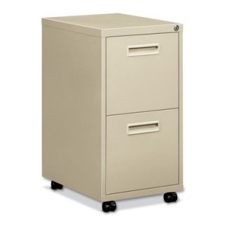 Basyx Embark Series 2 Drawer Mobile File Pedestal File BSX1624ML FInish: Putty