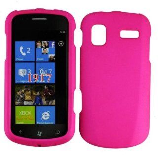 Hot Pink Hard Case Cover for Samsung Focus i917 Cell Phones & Accessories