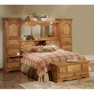 Bebe Furniture Country Heirloom Pier Wall 600Q / 600K Size: Queen, Finish: Me