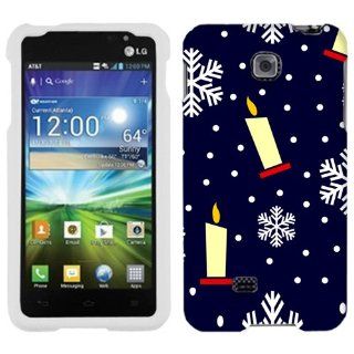 LG Escape Candles and Snowflakes Pattern Phone Case Cover: Cell Phones & Accessories