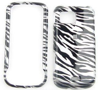 Samsung Mythic A897 Transparent Zebra Print Hard Case/Cover/Faceplate/Snap On/Housing/Protector: Cell Phones & Accessories