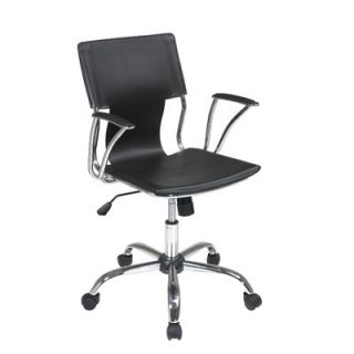 Ave Six Mid Back Avenue 6 Dorado Office Chair DOR26 Fabric: Black