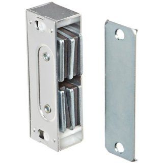 Rockwood 901.ALM Aluminum Extra Heavy Duty Magnetic Catch, 13/16" Width x 3 1/3" Height x 1" Thickness, Natural Aluminum Finish Hardware Catches