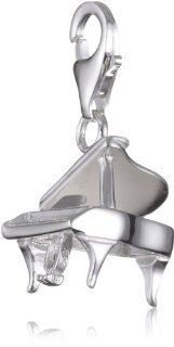 VINANI brand Germany 925 Sterling Silver Charm Pendant Piano shiny HPIA: Jewelry