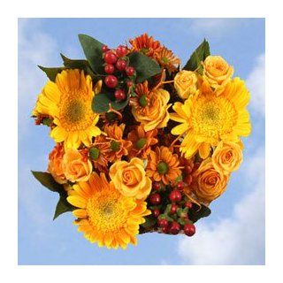 8 Bouquets Wild Turkey Arrangement : Fresh Cut Format Flowers : Grocery & Gourmet Food