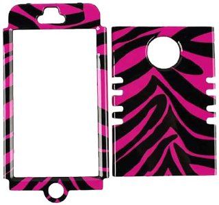 Cell Armor IPHONE4G RSNAP TP902 Rocker Snap On Case for iPhone 4/4S   Retail Packaging   Pink Zebra: Cell Phones & Accessories