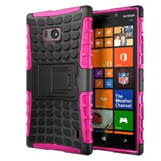 Hyperion Nokia Lumia Icon 929 Windows Phone Explorer Hybrid Case (Compatible with Verizon Nokia Lumia Icon 929) **2 Year No Hassle Warranty** [Hyperion Retail Packaging] (PINK): Cell Phones & Accessories