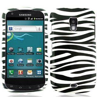Black White Zebra Stripe Hard Cover Case for Samsung Galaxy S Aviator SCH R930: Cell Phones & Accessories