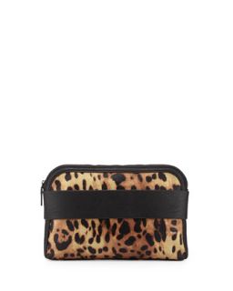 Dream Boat Leopard Print Clutch Bag   French Connection