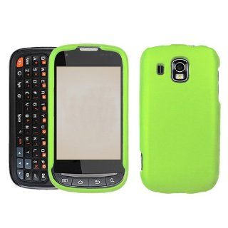 iFase Brand Samsung Transform Ultra M930 Cell Phone Rubber Neon Green Protective Case Faceplate Cover: Cell Phones & Accessories