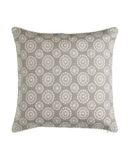 Gray Medallion Pillow, 22Sq.   Legacy By Friendly Hearts