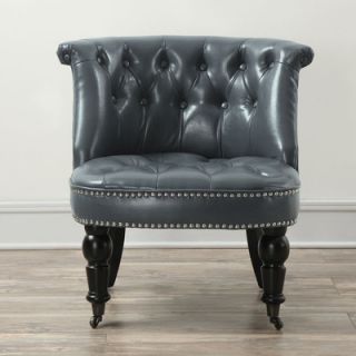 TOV Lily Leather Chair TOV A2L5 / TOV A2L7 Color: Grey