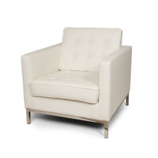 Control Brand Draper One Seat Sofa Chair FF081 Color: White