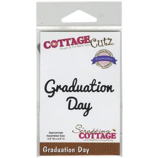 Cottagecutz Expressions Die 3.9inx.8in graduation Day