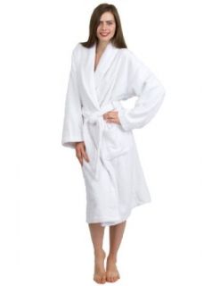 TowelSelections Egyptian Cotton Bathrobe Shawl Collar Terry Robe Made in Turkey at  Womens Clothing store
