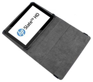 DURAGADGET Slim PU Leather Stand Cover Case For HP Slatebook x2, HP Slate 10 HD & HP ElitePad 900 G1 Tablet (Intel Atom Z2760, Windows 8 Professional): Computers & Accessories