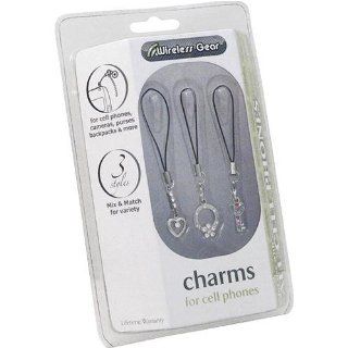 ESI CASES 4BB937 3 Pack Charms for Cell Phones, Cameras, Backpacks: Cell Phones & Accessories