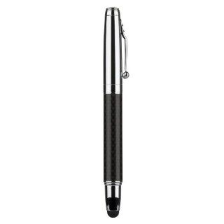 Merkury Innovations M STP910 Executive Touch Stylus with Pen   Retail Packaging   Carbon: Cell Phones & Accessories