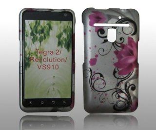 LG Revolution VS910 smartphone smartphone with Green curls Design Hard Case: Cell Phones & Accessories